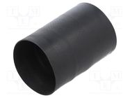 Heat shrink boot; glueless,straight; 26.2mm; L: 99.1mm; black TE Connectivity