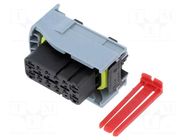 Connector: automotive; plug; female; MCP 1.5K; PIN: 12; for cable TE Connectivity