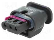 Connector: automotive; MCON 1.2; female; plug; for cable; PIN: 3 TE Connectivity