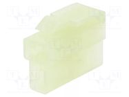 Terminals cover; female; ways: 2; natural; FASTIN-FASTON TE Connectivity