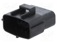 Connector: automotive; Econoseal J-070 Mark II; male; plug; black TE Connectivity