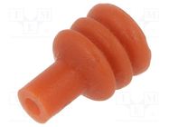 connector WIRE SEAL,RUBBER,SENSOR,ORANGE TE Connectivity