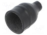 Heat shrink boot; straight,glued; 8mm; L: 55mm; black; -75÷150°C TE Connectivity