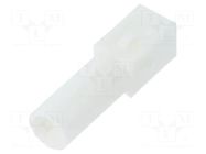 Connector: wire-wire; plug; male/female; PIN: 1; 600V; for cable TE Connectivity