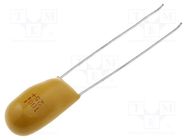 Capacitor: tantalum; 100uF; 25VDC; THT; 5mm SR PASSIVES