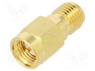 Coupler; RP-SMA male,SMA male; reverse; straight; 50Ω; PTFE AMPHENOL RF