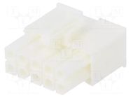 Connector: wire-wire; plug; female; PIN: 10; 600V; for cable; 4.14mm TE Connectivity