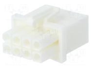 Connector: wire-wire; plug; female; PIN: 8; 600V; for cable; 4.14mm TE Connectivity