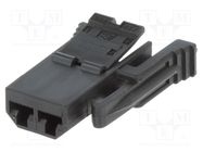 Connector: automotive; plug; female; JPT; for cable; PIN: 2 TE Connectivity