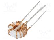 Inductor: wire; THT; 150uH; 2.5A; 10mΩ; 230VAC; 6x5mm; -20÷50%; 10kHz 