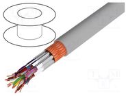 Wire; Li-2Y-CY-PIMF; 8x2x0.22mm2; PVC; grey; 250V; flame retardant LAPP