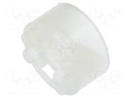 Spacer sleeve; LED; Øout: 5.1mm; ØLED: 5mm; L: 3.1mm; natural DREMEC