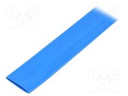 Heat shrink sleeve; glueless,flexible; 2: 1; 19mm; L: 10m; blue TE Connectivity