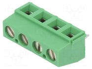 Connector: PCB terminal block; terminal; 13.5A; 300V; angled 90° TE Connectivity