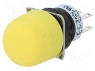 Safety switch: enabling switch; HE5B; DPDT; IP65; plastic; yellow IDEC