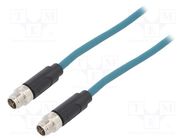 Cable: for sensors/automation; PIN: 8; male; X code-ProfiNET; IP67 BULGIN