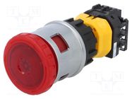 Switch: emergency stop; 30mm; Stabl.pos: 2; NC x3 + NO; red; LED 