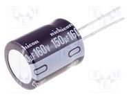 Capacitor: electrolytic; THT; 15uF; 450VDC; Ø12.5x25mm; Pitch: 5mm NICHICON