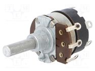 Potentiometer: shaft; 470kΩ; 500mW; ±20%; soldered; 6mm; carbon TELPOD