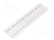 Cover; white; 1m; aluminium; WALLE12 TOPMET