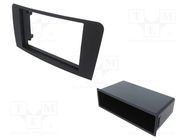 Radio frame; Mercedes; 2 DIN; black 