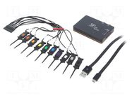 Logic analyser; USB; 5V; 85x60x6.6mm; Ch: 9; 200Mpts; 200MHz IKALOGIC SAS