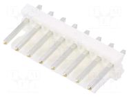 Connector: wire-board; socket; male; MTA-156; PIN: 8; straight; THT TE Connectivity