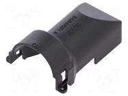 Cover; PIN: 21; black; LEAVYSEAL,x-1534127-x TE Connectivity