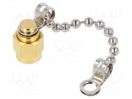 Accessories: protection cover; male; straight; soldering; chain AMPHENOL RF