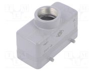 Enclosure: for HDC connectors; C-TYPE; size 77.27; Gland holes: 1 ILME