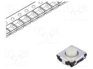 Microswitch TACT; SPST; Pos: 2; 0.02A/15VDC; SMT; none; 1N; 3.1mm PANASONIC