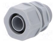 Straight terminal connector; Thread: PG,outside; polypropylene LAPP