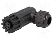 Connector: M12; plug; PIN: 4; female; A code-DeviceNet / CANopen AMPHENOL LTW