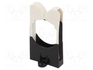 Screw mounted clamp; ØBundle : 31.8mm; polyamide; black; W: 30mm PANDUIT