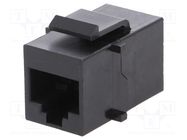 Coupler; Cat: 5; Layout: 8p8c; RJ45 socket,both sides ENCITECH