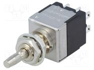 Switch: push-button; Pos: 2; DPDT; 3A/250VAC; ON-(ON); 18x12x11mm NKK SWITCHES