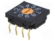 Encoding switch; DEC/BCD; Pos: 10; THT; Rcont max: 100mΩ; 10x10x4mm NKK SWITCHES