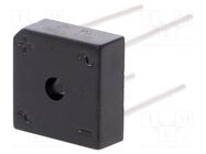 Bridge rectifier: single-phase; Urmax: 800V; If: 8A; Ifsm: 175A DC COMPONENTS