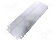 Mounting plate; steel; Plating: zinc RITTAL