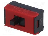 Switch: slide; Pos: 2; DPDT; 0.1A/30VDC; ON-ON; vertical; -15÷60°C NKK SWITCHES