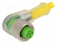 Cable: for sensors/automation; M12; PIN: 3; angled; 10m; plug; 24VDC MURRELEKTRONIK