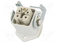 Connector: HDC; socket; female; EPIC KIT; PIN: 5; 4+PE; size H-A 3 LAPP