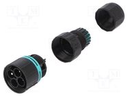 Connector: AC supply; screw terminal; male; TH387; 7÷12mm; 450V TECHNO