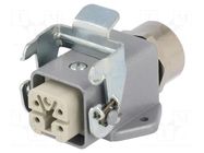 Connector: HDC; socket; female; EPIC KIT; PIN: 5; 23A; 400V; 4+PE LAPP