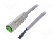 Cable: for sensors/automation; M12; PIN: 4; straight; 5m; plug; 7044 MURR ELEKTRONIK