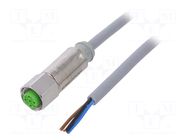 Cable: for sensors/automation; M12; PIN: 4; straight; 5m; plug; 7044 MURRELEKTRONIK