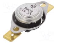 Sensor: thermostat; SPST-NC; 160°C; 16A; 250VAC; connectors 6,3mm TOMIC