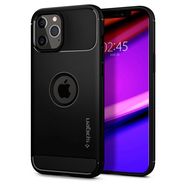 Spigen Rugged Armor Case for iPhone 12 / iPhone 12 Pro - Matte Black, Spigen