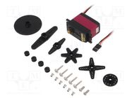 Motor: servo; 4.8÷6VDC; standard; digital; 40.3x20.2x37.2mm; metal SpringRC