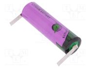 Battery: lithium (LTC); 14505; 3.6V; 2200mAh; non-rechargeable TADIRAN